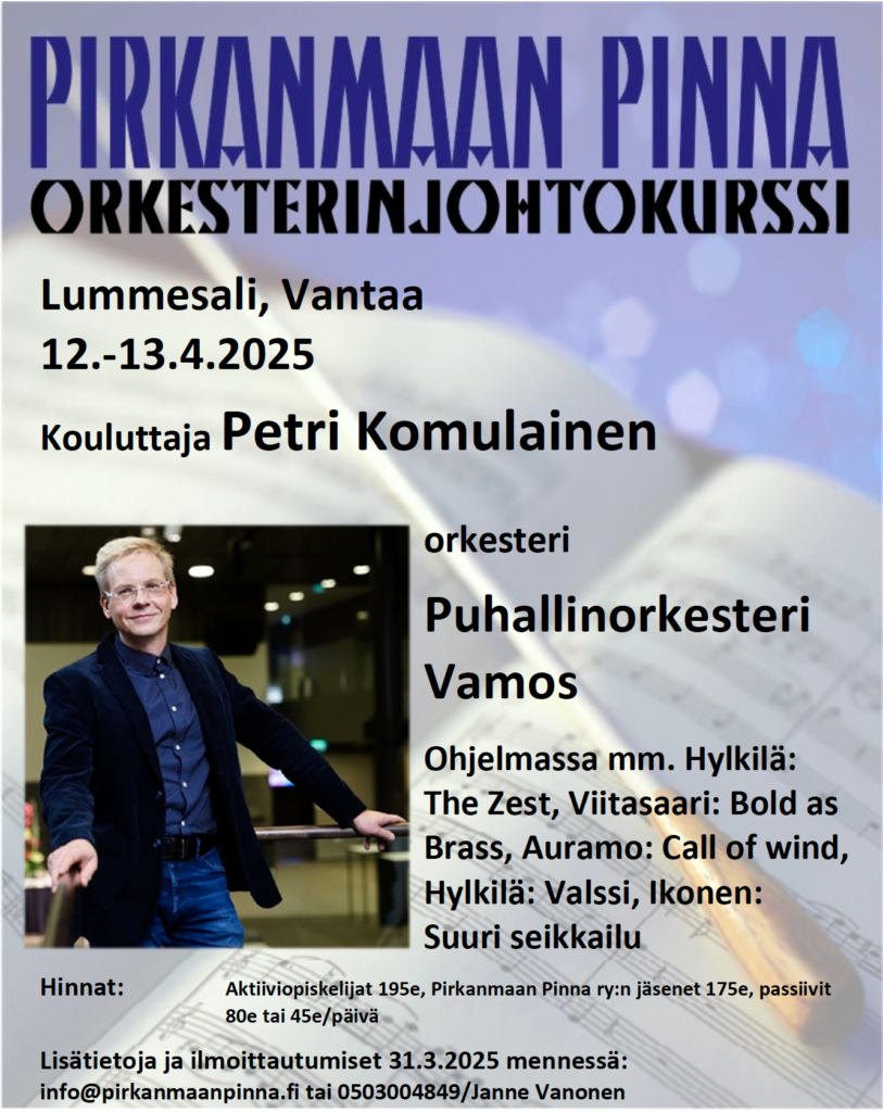 Koulutuksen mainosjuliste.